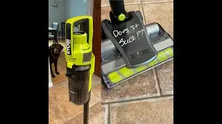Ryobi ONE+ HP Brushless Cordless Pet Stick Vac with Dual-Roller Bar. How well does it work?