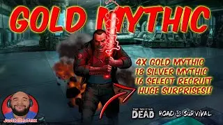 TWD RTS: 4 Gold Mythic Pulls| The Walking Dead Road To Survival