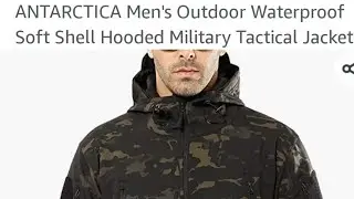 ANTARCTICA MULTICAM BLACK RAIN JACKET