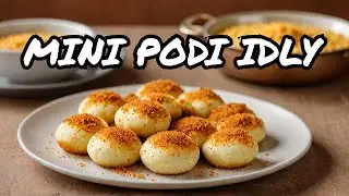 Crispy Mini Podi Idly Recipe|#miniidly #podiidly #minipodiidly #shorts