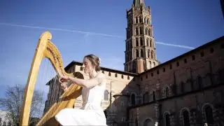 Quévenette - a Breton folk music-inspired Celtic lever harp solo