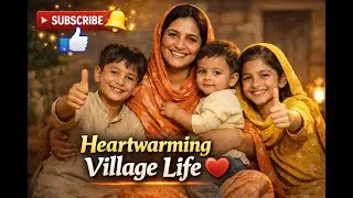 Heartwarming Village Life of Amna & Her 3 Kids | A Lesson in Patience & Love ❤️