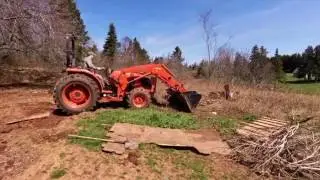 Homestead Tractors - making use of a tractor to get some larger projects done