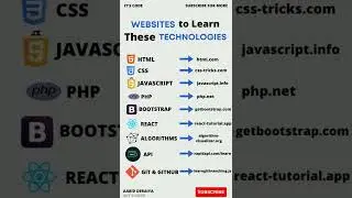 Best Website 😍 to Learn Technologies for Free 🔥 | 