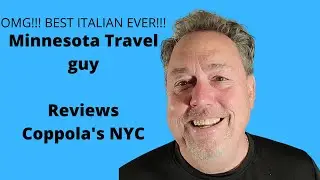 Minnesota Travel Guy reviews Coppolas New York City || You aren't gonna believe this one. Lee Klocke