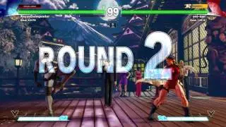 STREET FIGHTER V. RayzeDaImposter (juri) VS ONI-SAN (Cammy)