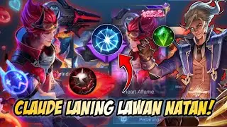 CATAT GUYS! SPELL WAJIB CLAUDE BUAT COUNTER LANING LAWAN NATAN! | TOP GLOBAL CLAUDE - MLBB