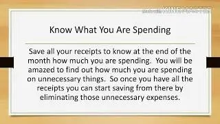 Ways to save money on a tight budget