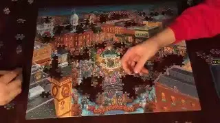 Speed Puzzling - Dowdle Folk Art - Groundhog Day Puzzle