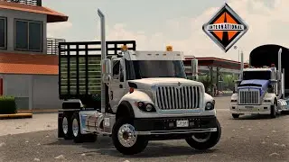 International WorkStar 7600 -  Loud Cummins ISM  - Realistic Driving - Colombia Real Map - ATS