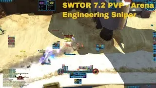 SWTOR 7.2 PvP Arena 4v4 | 2023 lvl 80 - Engineering Sniper - Tatooine Arena | A very rare game