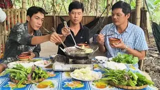 Quá Hấp Dẫn với Nồi Cá Hú Kho Mắm Ăn với Bún Thiệt Là Ngon | Kho Quẹt Vlog T 188