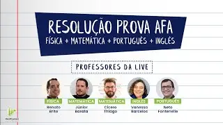 RESOLU&Ccedil;&Atilde;O AO VIVO PROVA AFA 2022 - Equipe VestCursos Pre-militares