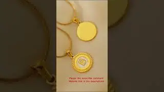 26 English Letter Pendant Necklace #pendant