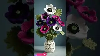 99 Beautiful Crochet Sewing Flowers Centerpiece Decorations Idea || Crochet plants Hand Made Decor
