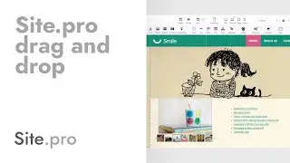 Site.pro drag and drop website builder