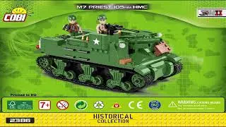 Cobi Instructions | Small Army / Ww2 | 2386 | M7 Priest 105mm HMC