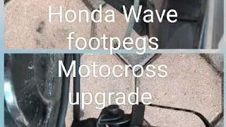 Honda Wave Motocross footpegs