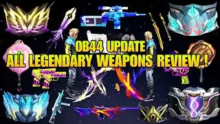 Ob44 Update All Legendary Weapon Skins | Upcoming All Weapon Skins Free Fire | Ob44 All Weapon Skins