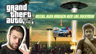 Install Alien  Mod Like Ducky Bhai's Latest Video  | Alien Invasion Mod | MrAshPlays