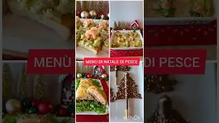 🎅MEN&Ugrave; DI NATALE DI PESCE. Ricette complete sul mio canale youtube #ricettenatalizie #christmas