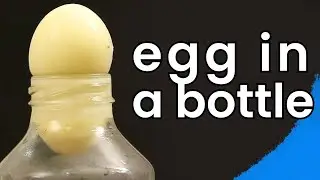 Egg in a Bottle: Super Easy Physics Experiment