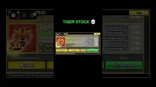 Tiger stock in blox fruit now #roblox #bloxfruits #stockmarket
