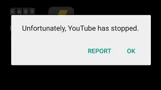 How to fix unfortunately YouTube has stopped