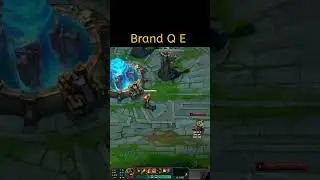 league of legends start using Brand q e #leagueoflegends #brand #support #jungle #mid #midlane #bot