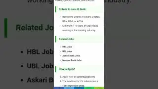 JS Bank | Jobs 2022| in |Multiple Branches| across |Pakistan|&nbsp;