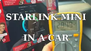 Starlink Mini in a car: powering and current consumption