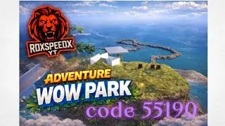 Bgmi wow Parkour map code 55190 |ADVENTURE WOW PARK  |#bgmi