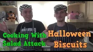 Halloween Biscuits - Cooking With Salad Attack