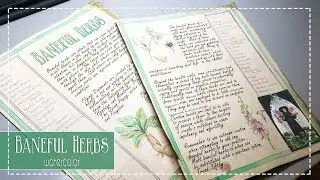 Watercolor Book of Shadows: Baneful Herbs