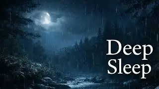 Deep Sleep Delta Waves with Rain | 25 Hz Sleep Sounds | 8 Hours