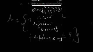 Sets builder notation 