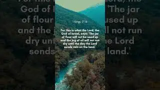 Miraculous Provision | 1 Kings 17:14 - The Jar That Never Empties #shorts