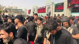 عزاء هيئة اولاد ام البنين بين الحرمين يوم السابع يوم العباس ع