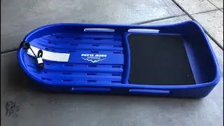 GoSports 2 Person Premium Snow Sled with Double Walled Construction Review, Rugged 15lb sled for two
