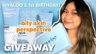 Hyaloo's birthday gift ✨ (GIVEAWAY) + Oily Skin PERSPECTIVE 💙