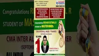 CMA INTER COACHING CLASSES FOR DEC 2023 EXAM