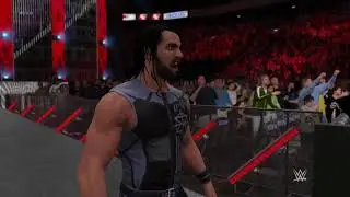 WWE monday night raw 8/6/18   constable Corbin v/s Roman Reigns FULL FIGHT