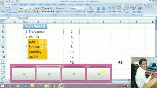 51 | Transpose, Add, Suptract Multiply Divide - Paste Special Excel | Civil Engineers | Success 555