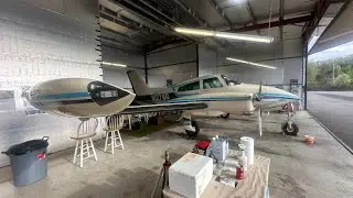 Cessna 310 landing KASH