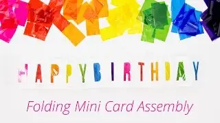 Folding Mini Banner Card Assembly Instructions