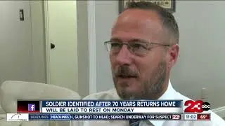 WWII soldier identified after over 70 years returns home