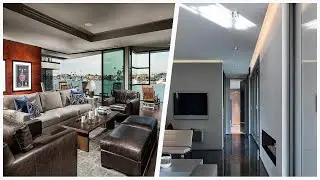 75 Modern Gray Family Room Design Ideas You'll Love ⭐