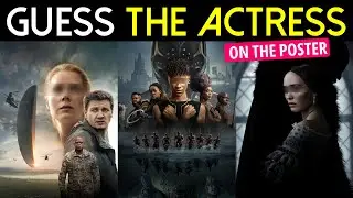 Guess the Actress by the Movie Poster |  Blurred Faces, Famous Stars
