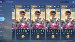 CARYING NOOB TEAM 1V9 [ GUSION GAMEPLAY] NO CUT PLUS ROTATION..