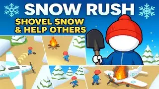 Snow Rush ❄️🪓 | Plane Crash Survival Gameplay (Android)